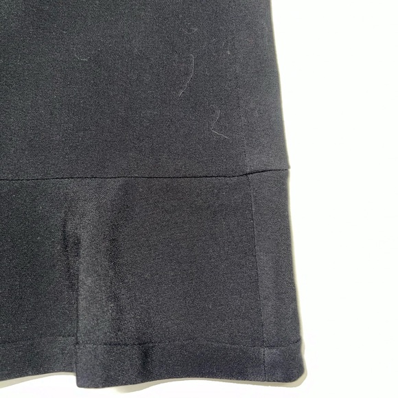 Victoria Beckham Dress Women’s Medium Black Polyester Blend Off The Shoulder Zip - Picture 8 of 13